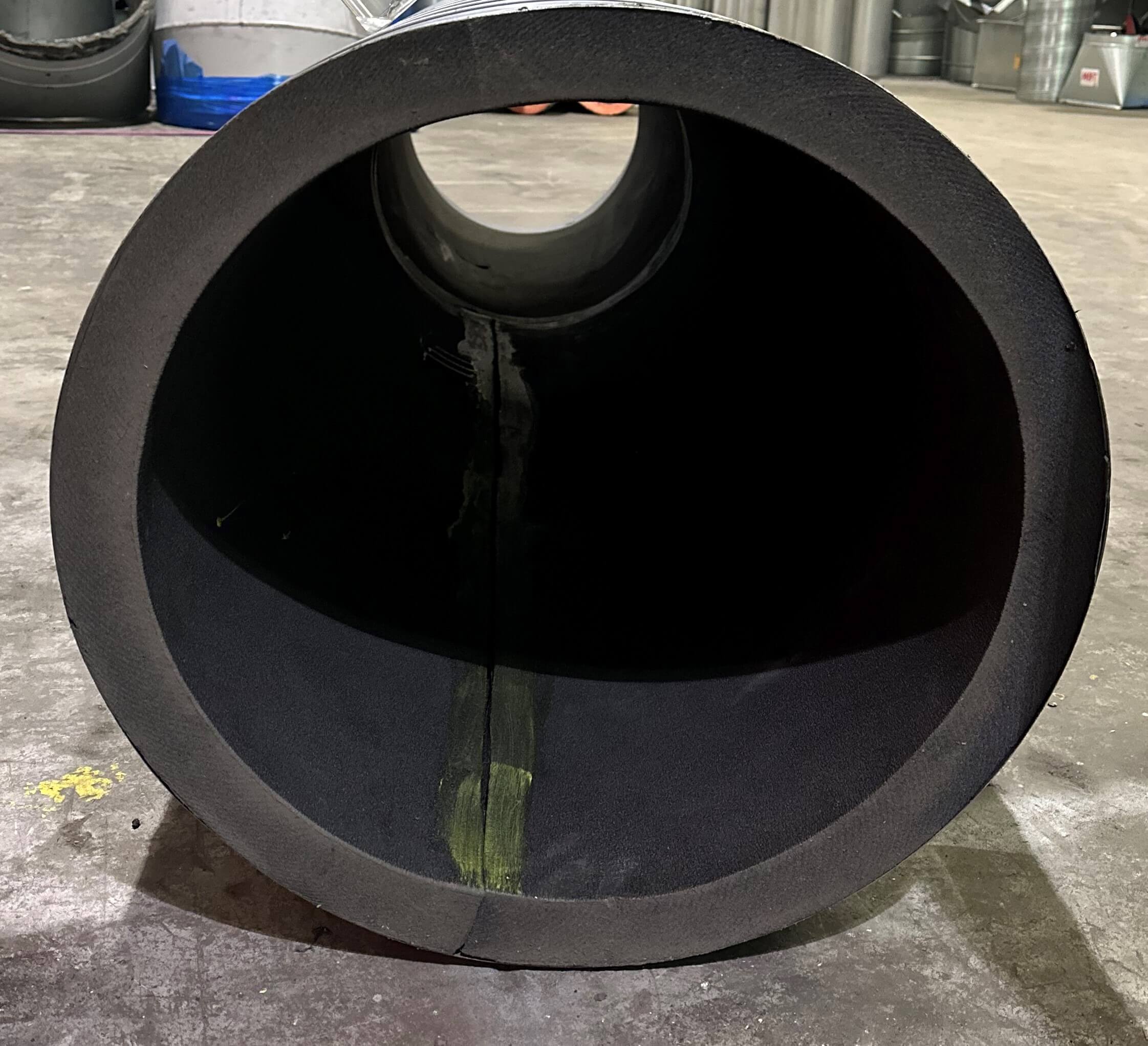 Elastomeric Internally Lined Pipe / Sound Attenuating Pipe Spiral Pipe and Fitting Gallery 3