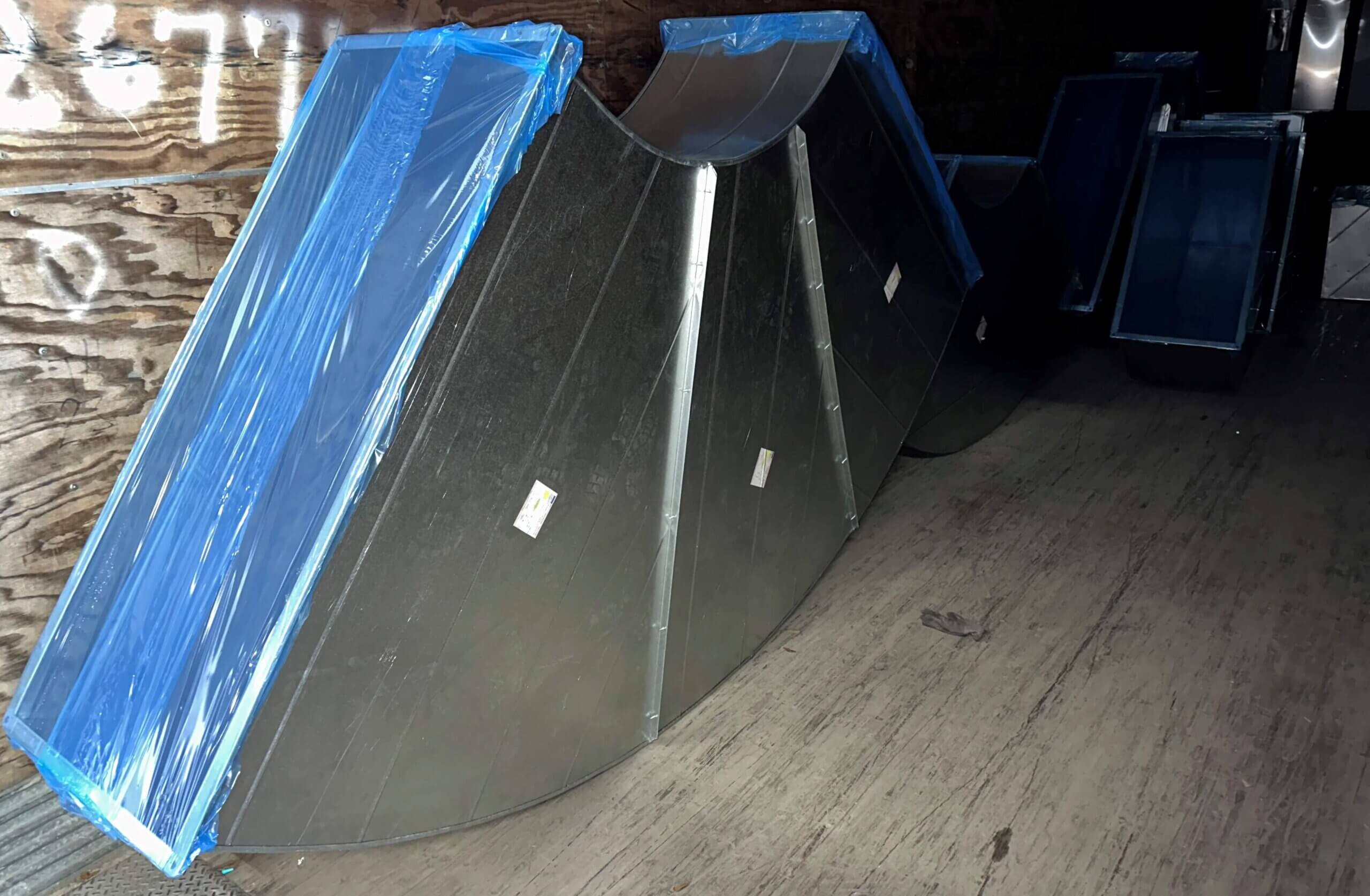 Rectangle Fitting with Pittsburg Seams Sheet Metal