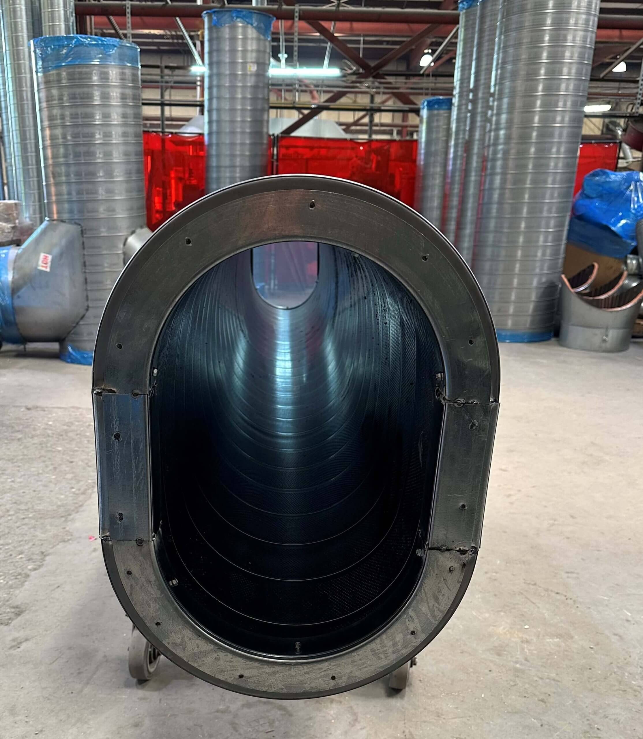 Flat Oval Spiral Pipe 4 Flat Oval Gallery 5
